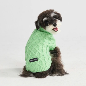 Cable Knit Dog Jacket